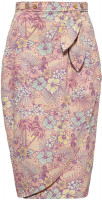 Queen Kerosin Bleistiftrock mit hawaiianischem All-Over-Muster und Wickeloptik QK4200721176 Coral Queen Kerosin Bleistiftrock mit hawaiianischem All-Over-Muster und Wickeloptik QK4200721176 Coral