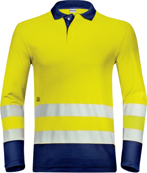 Uvex Poloshirt Construction Gelb, Warngelb (88278)