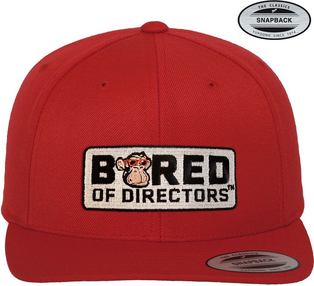 Bored Of Directors Logo Premium Snapback Cap Rot - Herren / Unisex