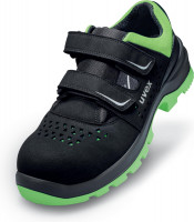Uvex 2 Xenova® Sandalen S1 95598 Schwarz, Grün (95598)