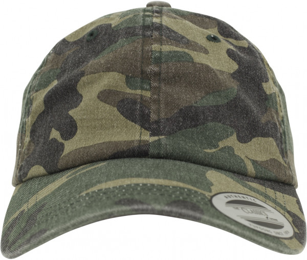 Flexfit Cap Low Profile Camo Washed Cap Wood Camouflage