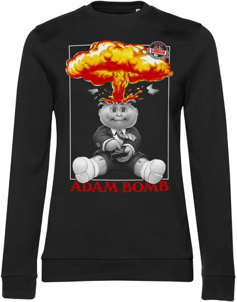 Garbage Pail Kids Adam Bomb Girly Sweatshirt Damen Black
