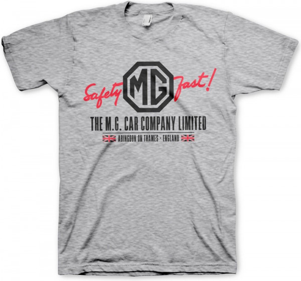 The MG Cars Co. England T-Shirt Heather-Grey