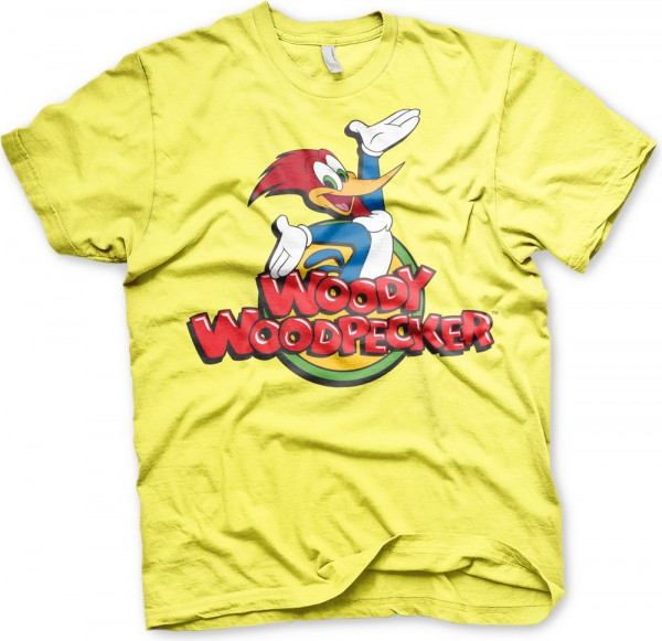 Woody Woodpecker Classic Logo T-Shirt Yellow
