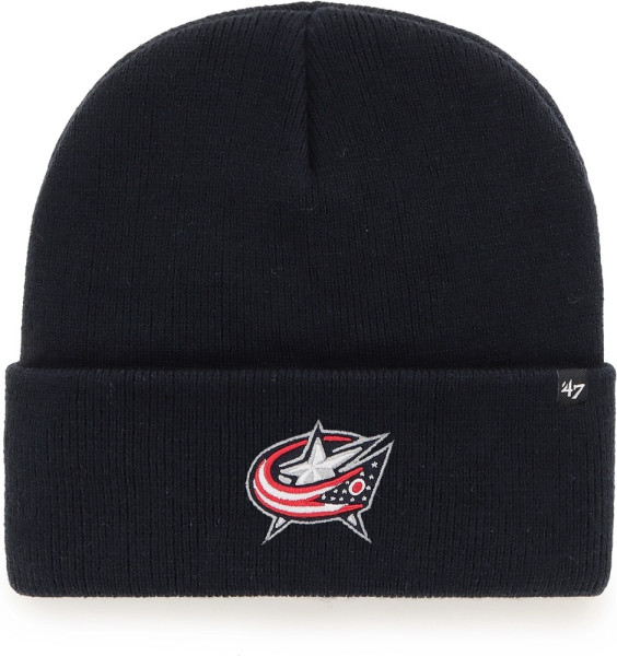 47 Brand Mütze Wintermütze 47 Marke NHL Columbus Blue Jackets Haymaker'47 CUFF KNIT 147636