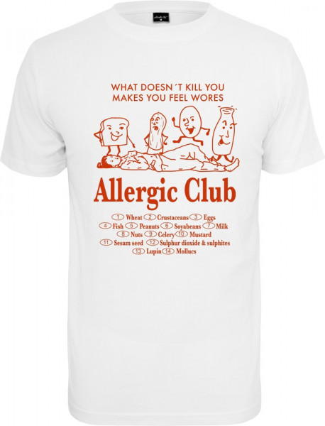 Mister Tee Allergic Club Tee White