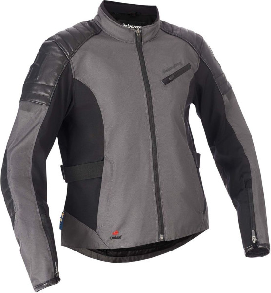 Halvarssons Damen Motorrad Jacke Textile Jacket Solberg Woman Dark Grey/Black 710-23050209