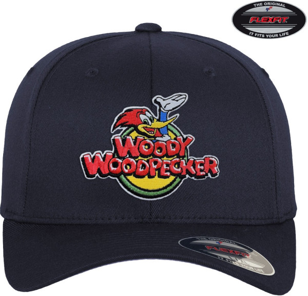 Woody Woodpecker Classic Logo Flexfit Cap Navy