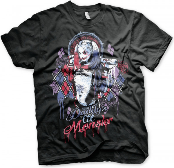 Suicide Squad Harley Quinn T-Shirt Black