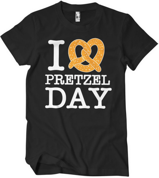 The Office I Love Pretzel Day T-Shirt Black