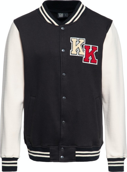 King Kerosin KK College Sweatjacke Schwarz