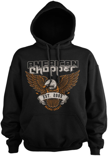 American Chopper Orange County Hoodie Black