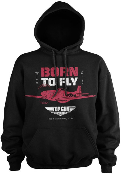 Top Gun Born To Fly Hoodie Black