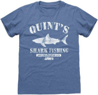 Jaws - Quints Shark Fishing T-Shirt Black Jaws - Quints Shark Fishing T-Shirt Black