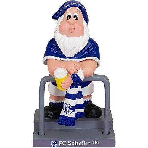 FC Schalke 04 S04 Gartenzwerg Stehplatz, klein Fußball Blau/Weiß