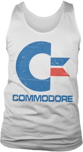 COMMODORE/C64 Tank Top Commodore Vintage Logo Tank Top LN-7-COM002-H53-12