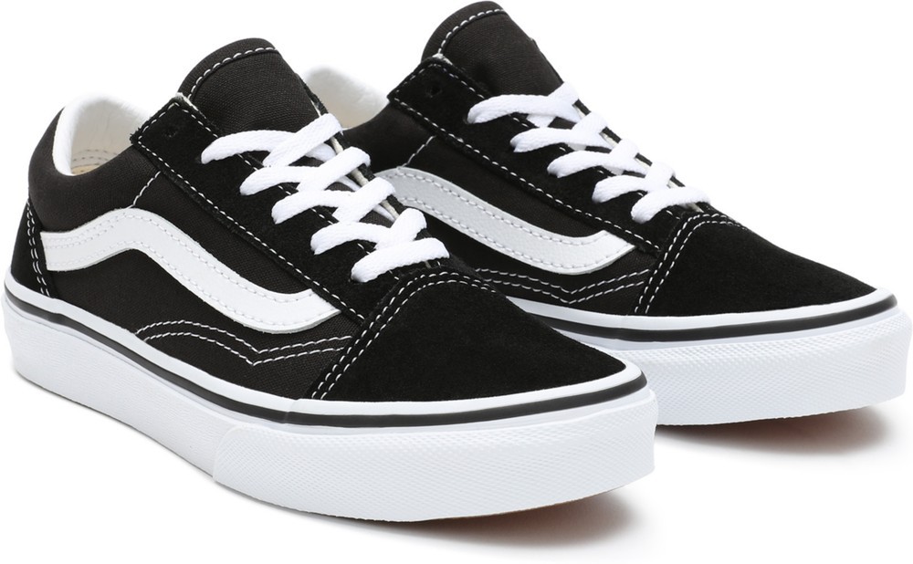 Vans Youth Unisex Kids Lifestyle Classic FTW Sneaker Uy Old Skool Schwarz/True Weiß - Herren / Unisex