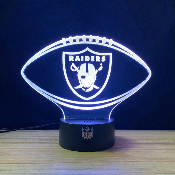 Las Vegas Raiders NFL LED-Licht American Football NFL Blau