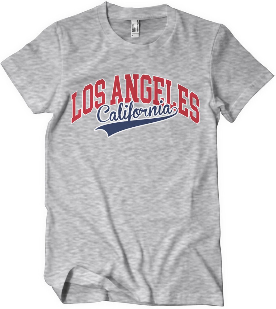 Los Angeles California T-Shirt Heather-Grau - Herren / Unisex