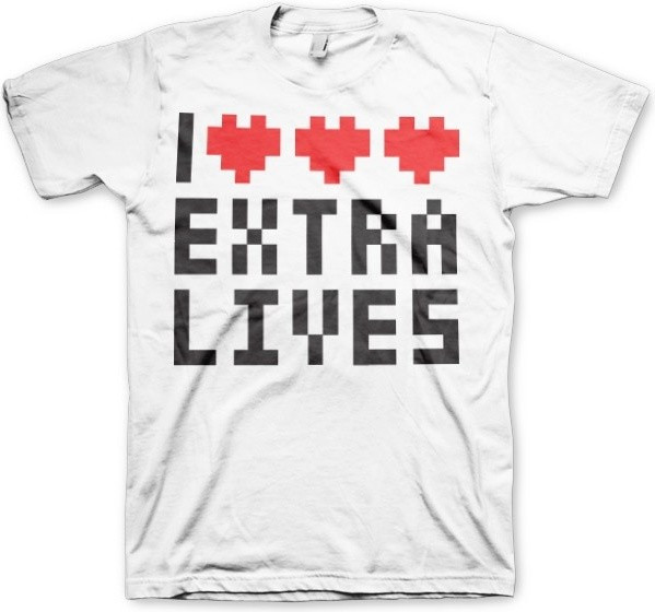 Hybris I Love Extra Lives T-Shirt White