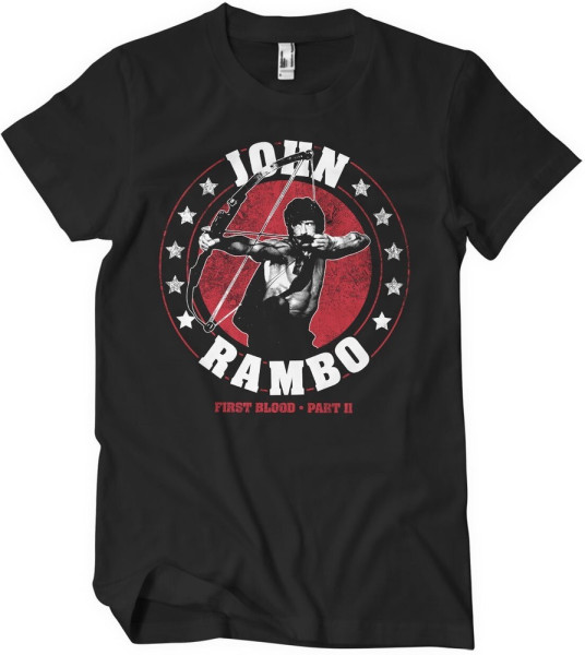 John Rambo Bow T-Shirt Black