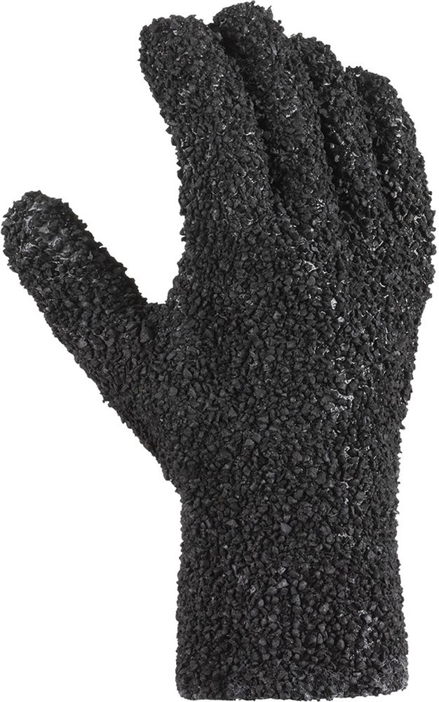 teXXor Pvc-Handschuhe Schwarz Granuliert (12 Paar) 2190 - Herren / Unisex