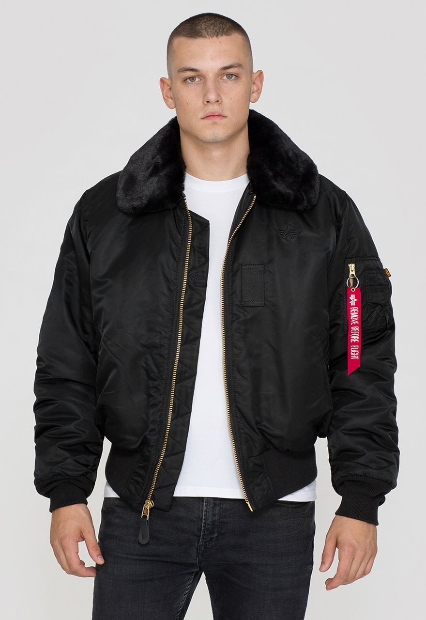Alpha Industries B15 Jacke Black | Jackets | Men | Lifestyle |  kustom-kult.de