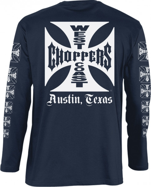 WCC West Coast Choppers Longsleeve OG Logo ATX Navy