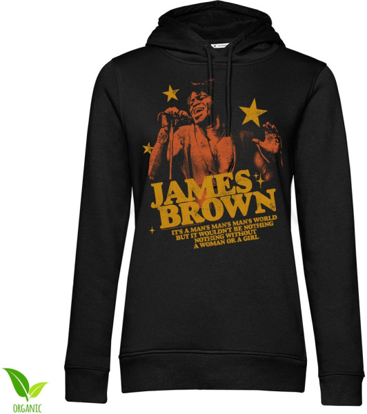 James Brown Damen It's A Mans World Girly Hoodie PS-57-JBR004-H90-5