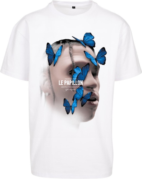 MT Upscale T-Shirt Le Papillon Oversize Tee White