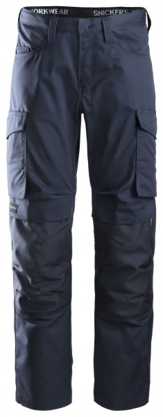 Snickers Service Arbeitshose m. KneeGuard®, EN 14404 Navy