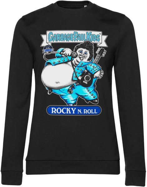 Garbage Pail Kids Rocky N. Roll Girly Sweatshirt Damen Black