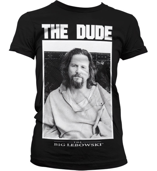 The Big Lebowski The Dude Girly T-Shirt Damen Black