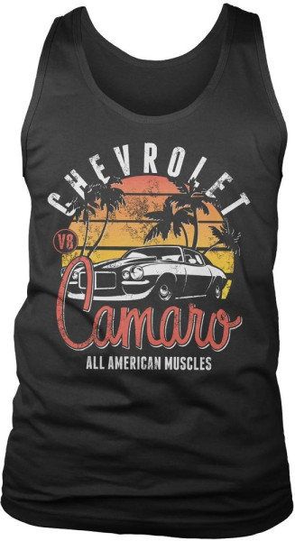 Camaro Tank Top Chevrolet Sunset Tank Top GM-7-CAM002-H76-10