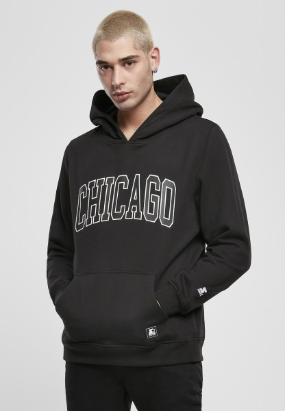 Starter Black Label Hoodie Starter Chicago Hoody Black