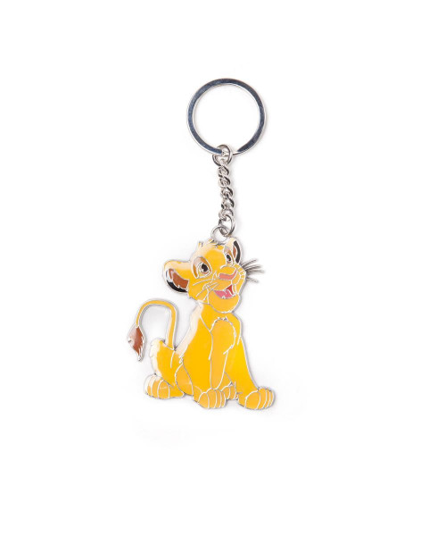 Disney - Lion King Simba Metal Keychain Yellow