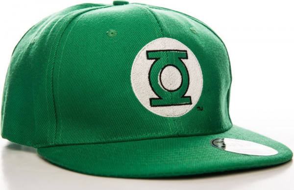 Green Lantern Logo Snapback Cap Green