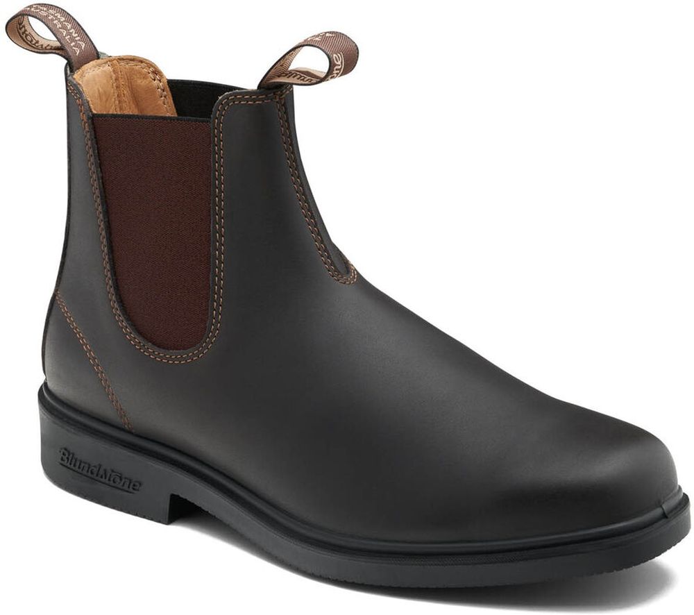 Blundstone Chelsea Boots #067 Stout Braun Leather With Lining (Dress Series) - Herren / Unisex