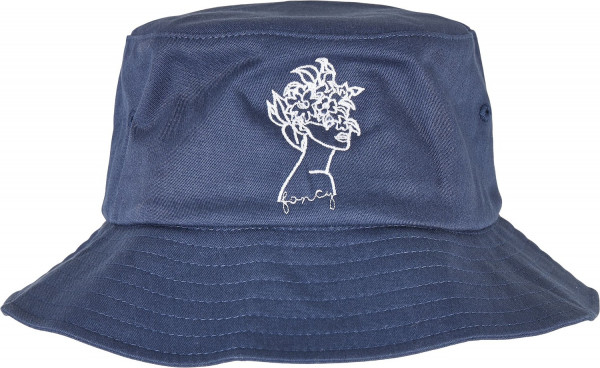 Mister Tee Hut One Liner Bucket Hat Navy