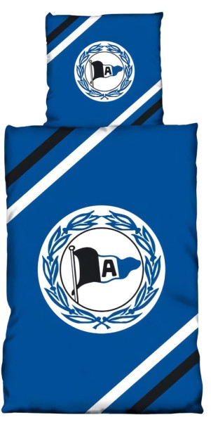 Arminia Bielefeld Bettwäsche Logo Fussball Blau