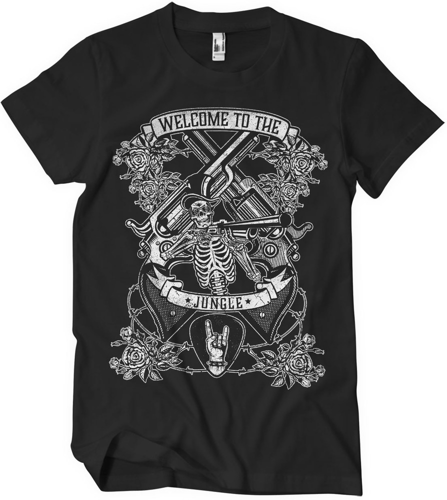 Welcome To The Jungle T-Shirt Schwarz - Herren / Unisex