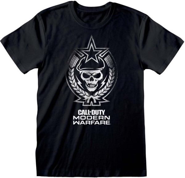 Call Of Duty: Modern Warfare - Skull Star T-Shirt Black