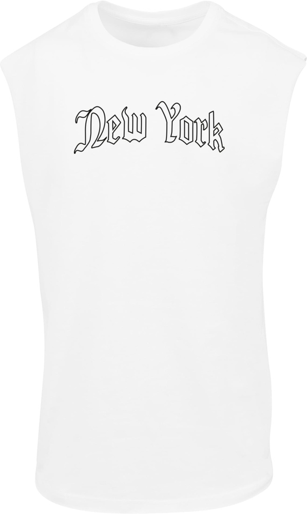 Mister Tee T-Shirt New York Wording Sleeveless Tee MT3455 - Herren / Unisex