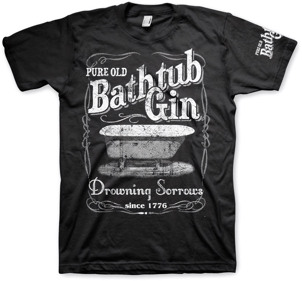 Tokigt Bathtub Gin T-Shirt AB-1-18191-L108 - Herren / Unisex