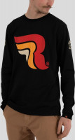 Riding Culture by Rokker Sweatshirt Logo Mesh Jersey Black