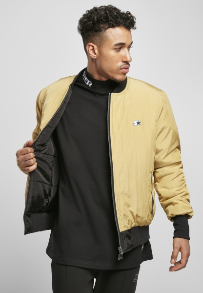 Starter Black Label Jacke Reversible Jacket Goldensand