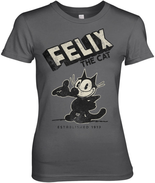 Felix the Cat T-Shirt Est. 1919 Girly Tee UV-5-FTC001-H80-2