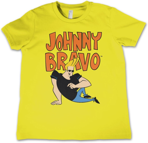 Johnny Bravo Kids T-Shirt Yellow