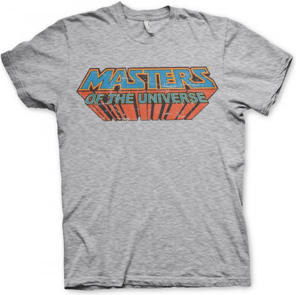 Masters Of The Universe Washed Logo T-Shirt Heather-Grey