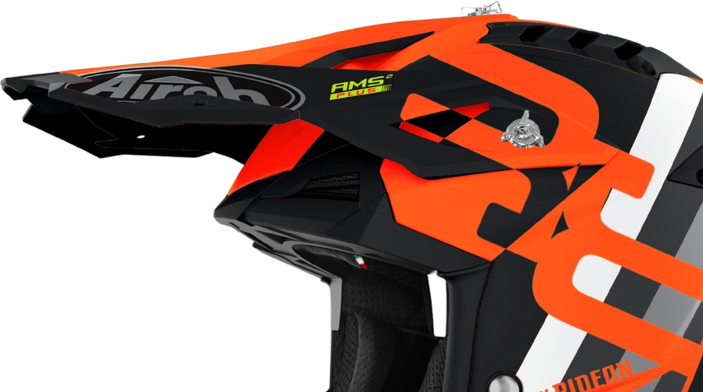 Airoh Aviator 3 Peak Rainbow Orange Matt - Herren / Unisex